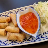 Frühlingsrollen mit Gemüse at Bangkok Thai in Moersdorf