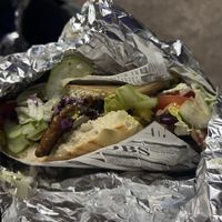 Veganer Gyros im Brot  at Vleischerei - Konieczny in Leipzig