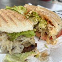 Seitan & lentils burger  at Vleischerei - Konieczny in Leipzig