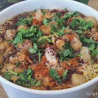 Hummus (the big one) at Muaz Vegetarian in Kyrenia