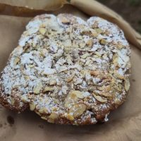 Best pastry ever? Rhubarb bostock at Heyl Bakery in Plymouth