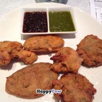 pakora platter at Bhojanic in Decatur