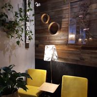 Corner seat at Fukafe in Gdansk