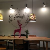 interior is awesome at Fukafe in Gdansk