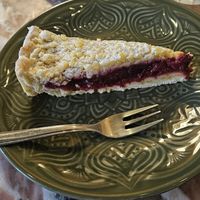 Cherry pie at Fukafe in Gdansk