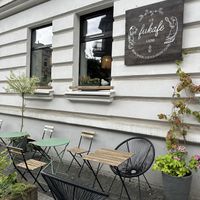 Outside  at Fukafe in Gdansk