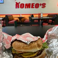 Where for Art Thou burger   at Romeos Vegan Burgers in Greensboro