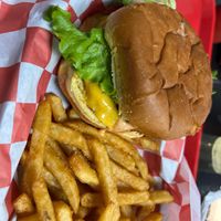   at Romeos Vegan Burgers in Greensboro