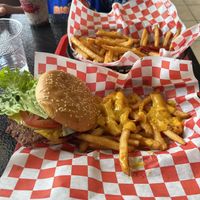   at Romeos Vegan Burgers in Greensboro