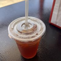 Sweet tea  at Romeos Vegan Burgers in Greensboro