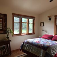 very warm and comfortable room at Someday Farm Vegan Bed and Breakfast in Freeland
