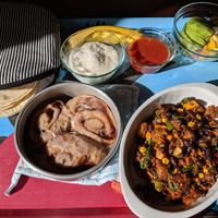 Another day, another delicious breakfast! at Someday Farm Vegan Bed and Breakfast in Freeland