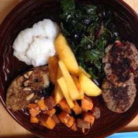 Vegan Monkeybread (cinnamon-caramel pull-apart bread) at Someday Farm Vegan Bed and Breakfast in Freeland