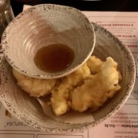 ‘Prawn’ tempura   at Moshimo in Brighton
