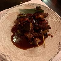 ‘Chicken’ yakitori  at Moshimo in Brighton