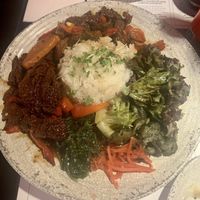 Vegan kamo ‘duck’ teriyaki  at Moshimo in Brighton