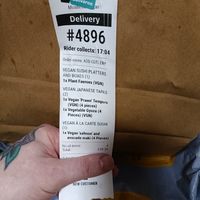 Receipt at Moshimo in Brighton