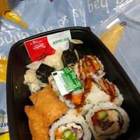 Plant faeros sushi platter at Moshimo in Brighton