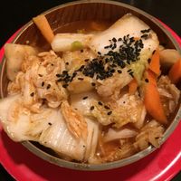 Vegan kimchi  at Moshimo in Brighton