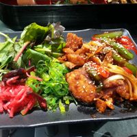 Teriyaki vbites chicken at Moshimo in Brighton