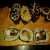 Faroes sushi set at Moshimo in Brighton