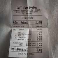 Prices at RAFF in Cuenca