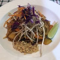 Pad Thai (request no egg and no fish sauce)😋  at Ruan Thai in Savannah