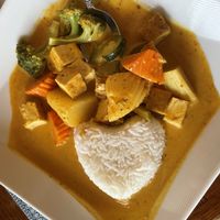 Yellow curry  at Ruan Thai in Savannah