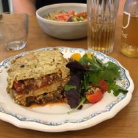 Vegan lasagna ad bowl of the moment  at Ground to Grow in Paris