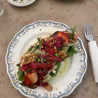 Rhubarb toast   at Ground to Grow in Paris