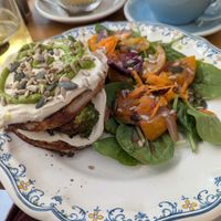 The savory pancakes were filling and tasty at Ground to Grow in Paris