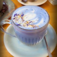 Blue Moon Latte 💙 at Ground to Grow in Paris