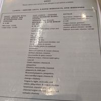 July 2023 lunch menu at Cup Tea Salon in Aberdeen