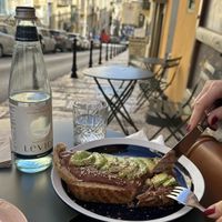 Beetroot and Avo Sourdough Bread   at Caffé Berry in Valletta