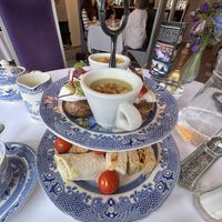 Savory course  at Mackintosh at the Willow in Glasgow