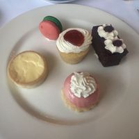 Dessert course  at Mackintosh at the Willow in Glasgow