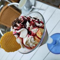 Amarena Becher at Eiscafé Girasole in Bochum