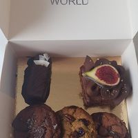 Coconut bar, chocolate brownie and cookies at Nata The Cook in Mallorca