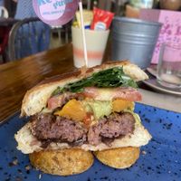 Cut in half to show the conposition  at Retró Gusto in Ibiza