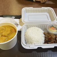 Yellow curry  at Hearts Choices - Market Stall in Calgary
