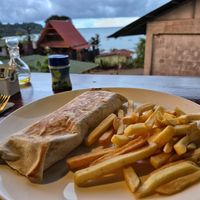 Veganer Burrito at Restaurante Mar y Bosque in Drake Bay