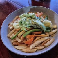 Pommes Supreme at Restaurante Mar y Bosque in Drake Bay
