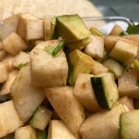 Ceviche vegana at Citronella in Oaxaca