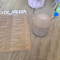 Platano con cocoa at Citronella in Oaxaca