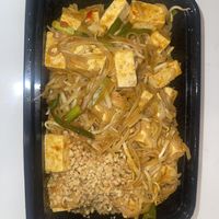 pad Thai with soft tofu, no egg, vegan sauce   at Ka Thai in Dallas