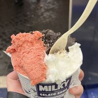   at Milky Gelato Shop in Rome
