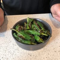 Padron peppers  at The Artisan Cookhouse in Strangford