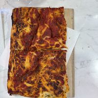 Schiaccia marinara (tomato sauce)  at Panelba in Portoferraio