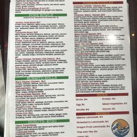 Menu front  at Lifting Noodles Ramen in North Charleston