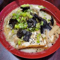 Build your own ramen with kale noodles, bamboo, seaweed, tofu, sesame, and scallions at Lifting Noodles Ramen in North Charleston